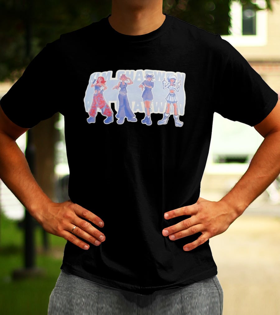 Kim Chaewon Le Sserafim K Pop Fashion Styles T-Shirt