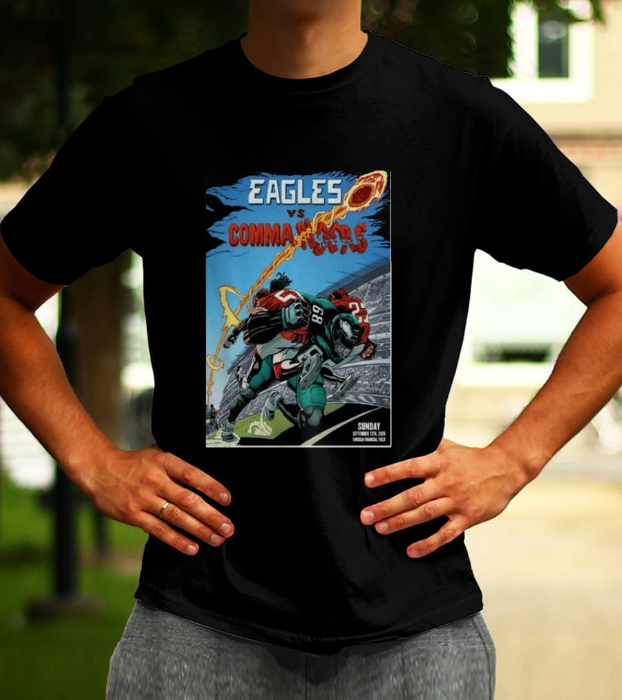 Eagles Vs Commanders September 13 2026 Lincoln Financial Field Football T-Shirt