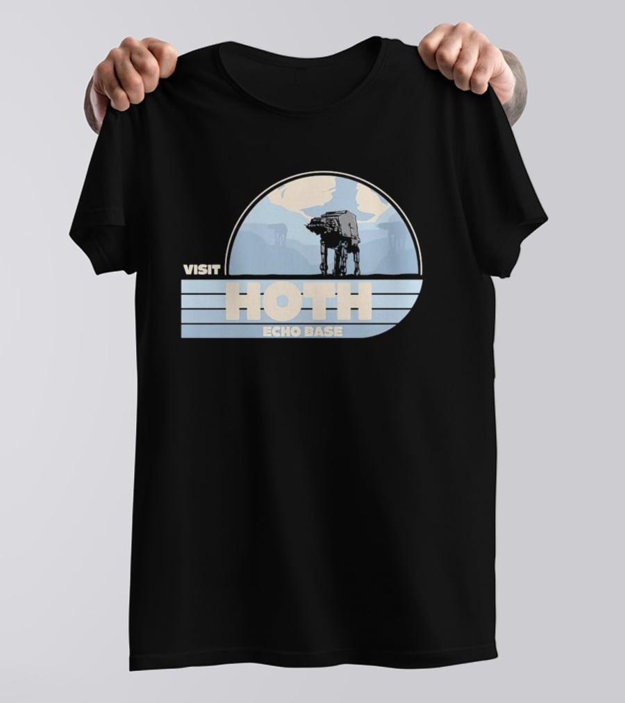 Visit Hoth Echo Base Star Wars AT AT Adventure T-Shirt
