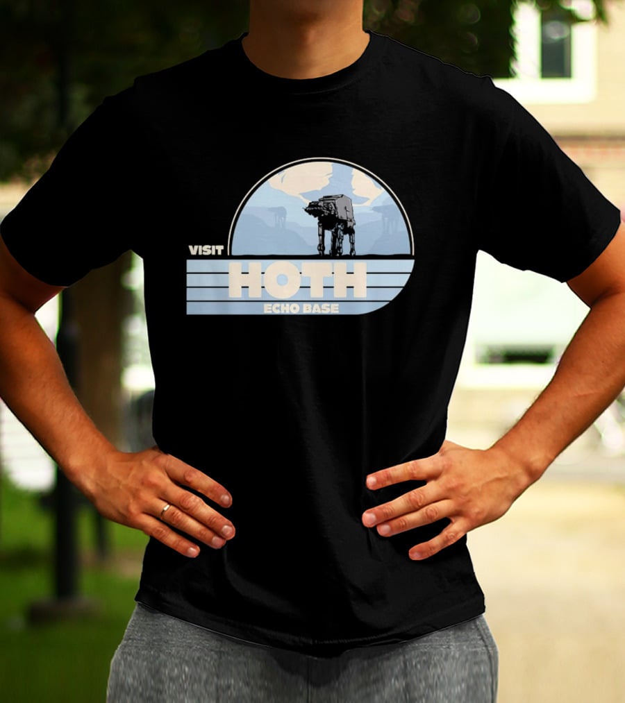 Visit Hoth Echo Base Star Wars AT AT Adventure T-Shirt