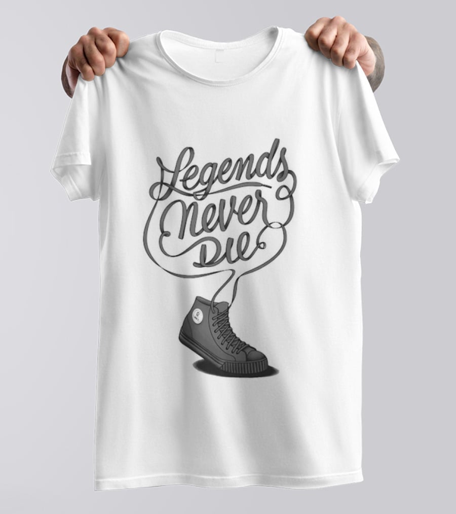 Legends Never Die High Top Classic Shoe T-Shirt