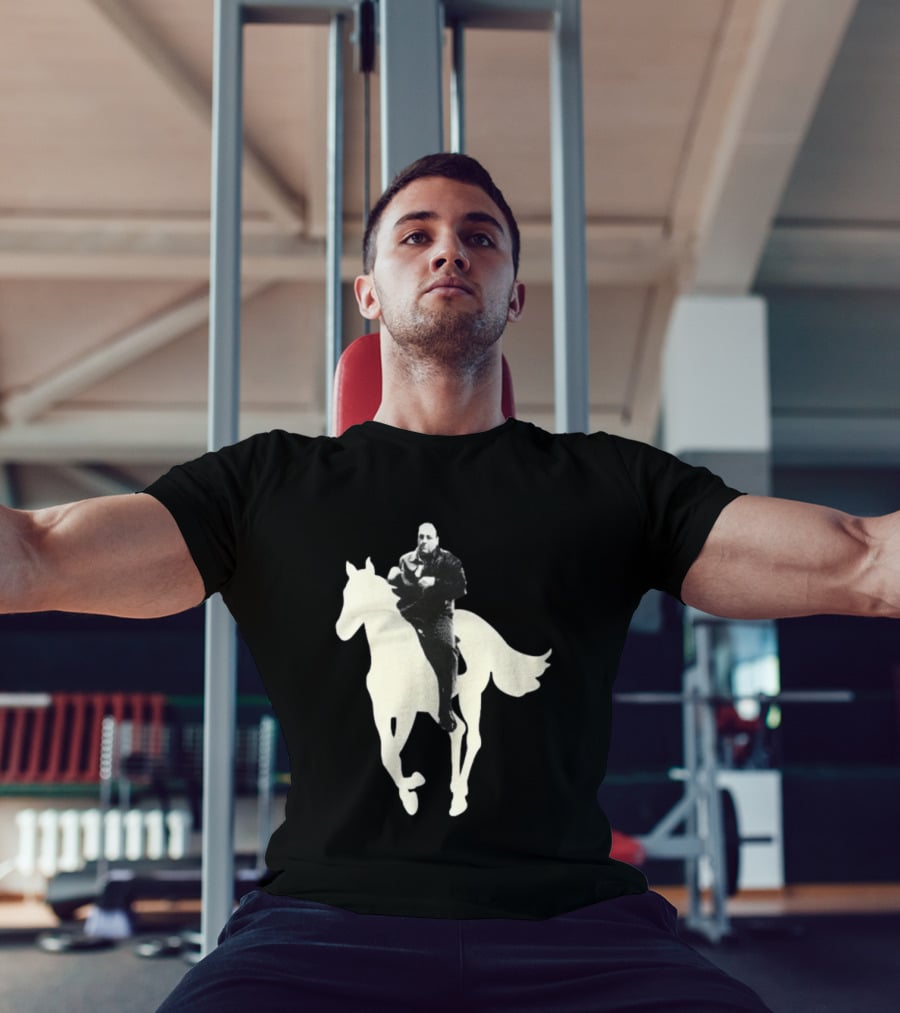James Gandolfini The Sopranos Horse Riding T-Shirt