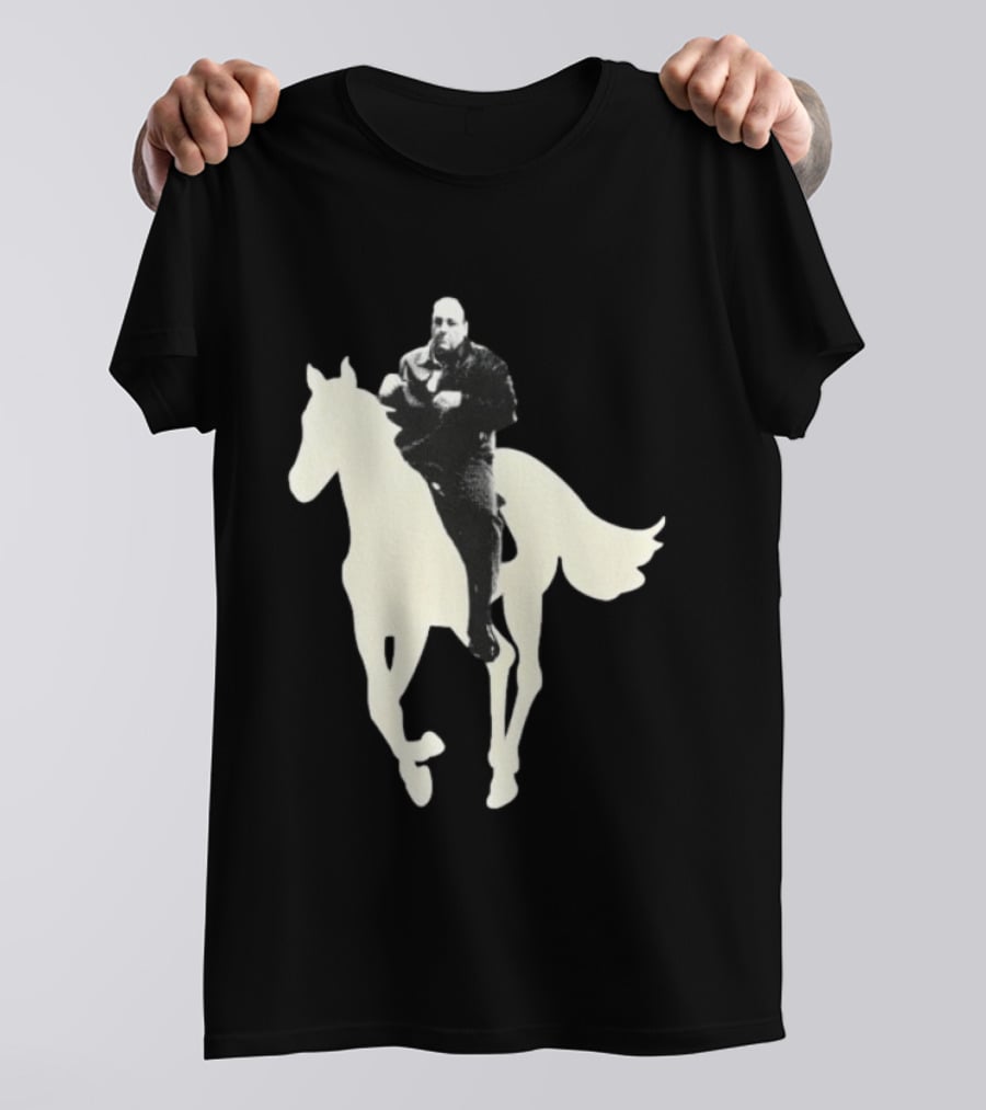 James Gandolfini The Sopranos Horse Riding T-Shirt