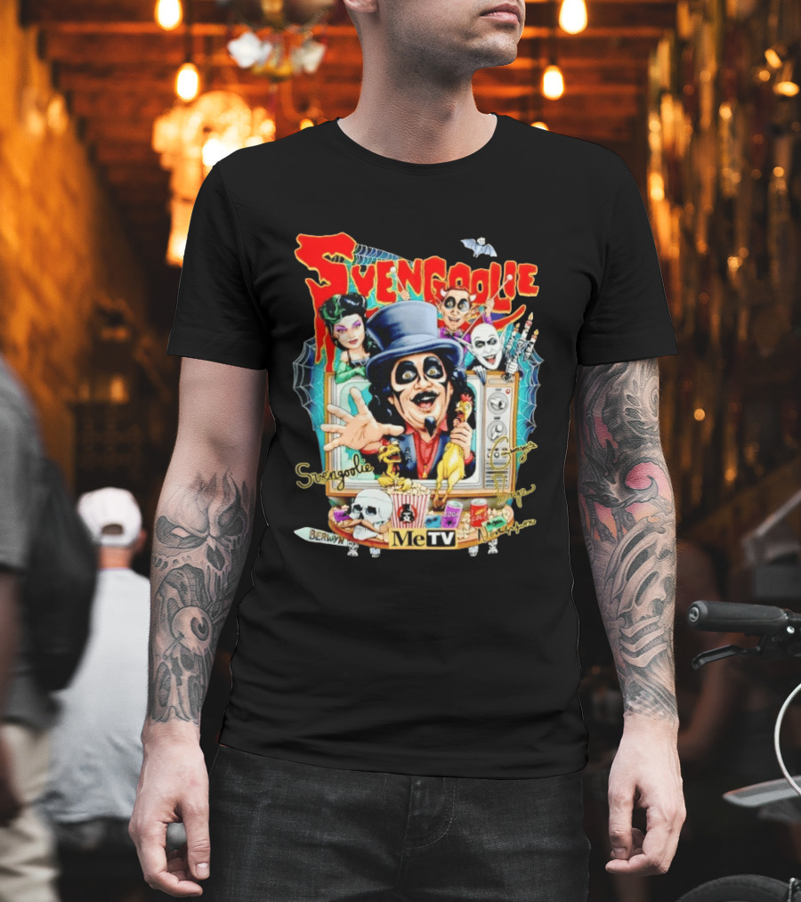 Svengoolie Berwyn MeTV Horror Characters And Spooky Fun T-Shirt