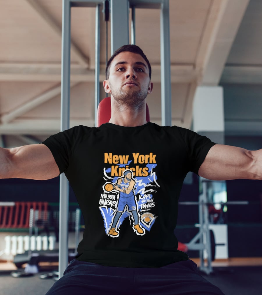 New York Knicks NBA Karl Anthony Towns Basketball T-Shirt