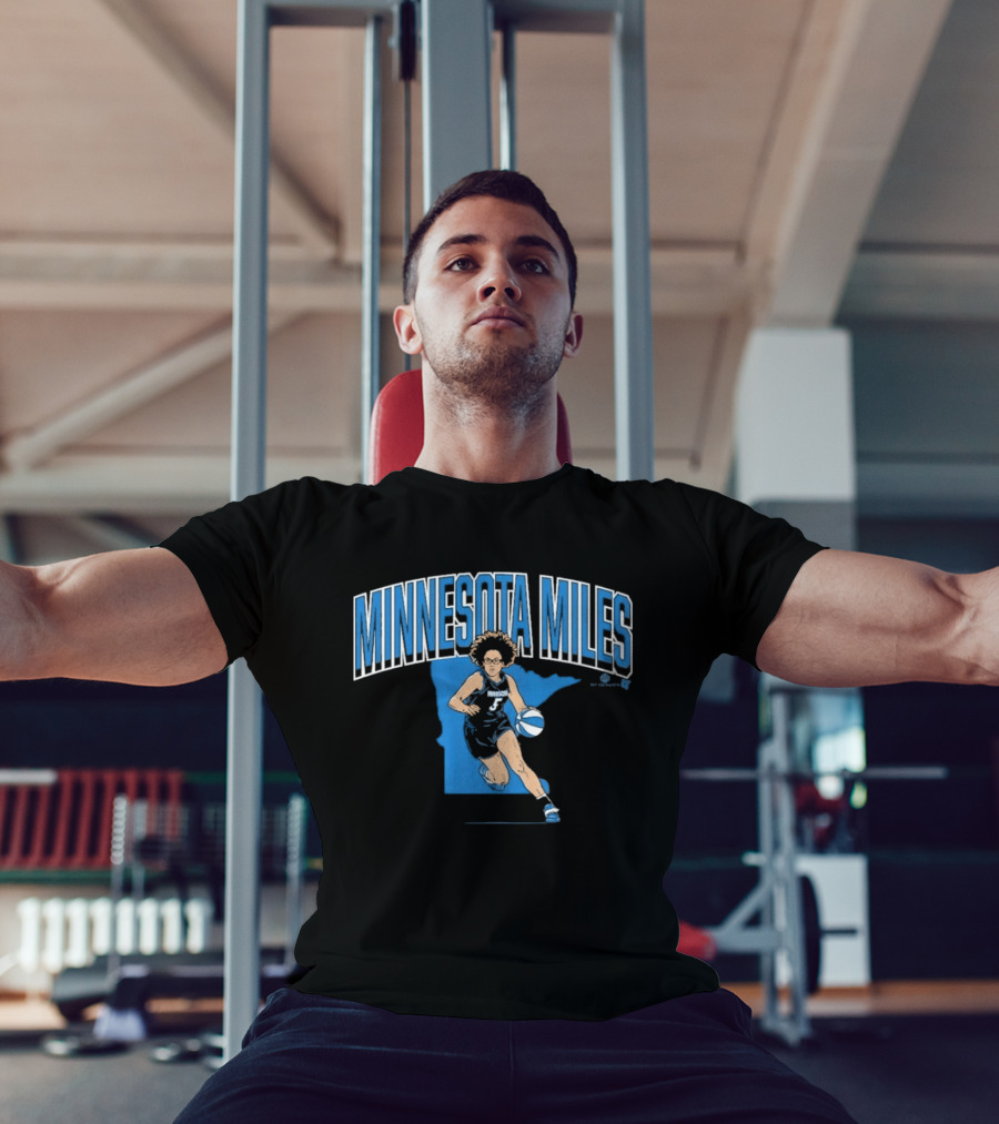 Minnesota Miles Basketball Player In Action T-Shirt