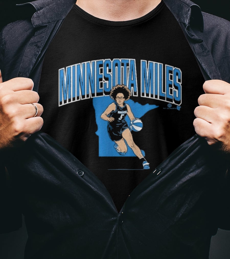 Minnesota Miles Basketball Player In Action T-Shirt