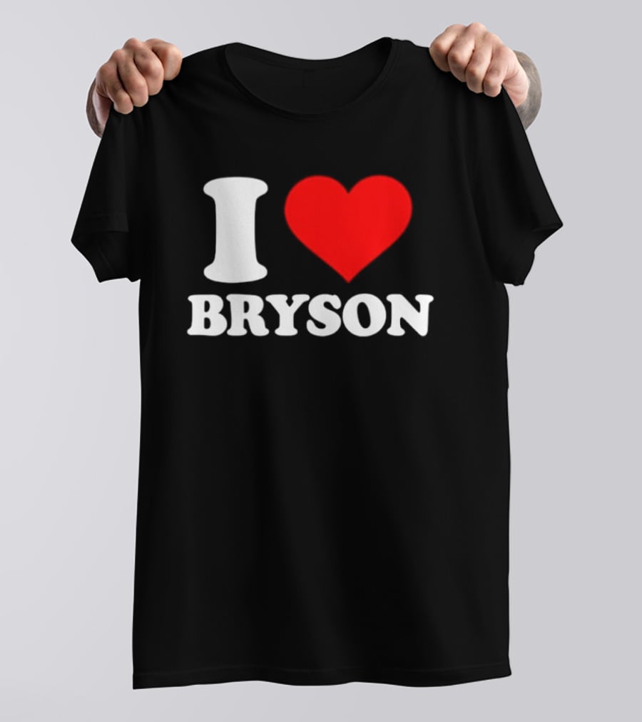 PGA Tour I Love Bryson Golf Professional Golfer T-Shirt