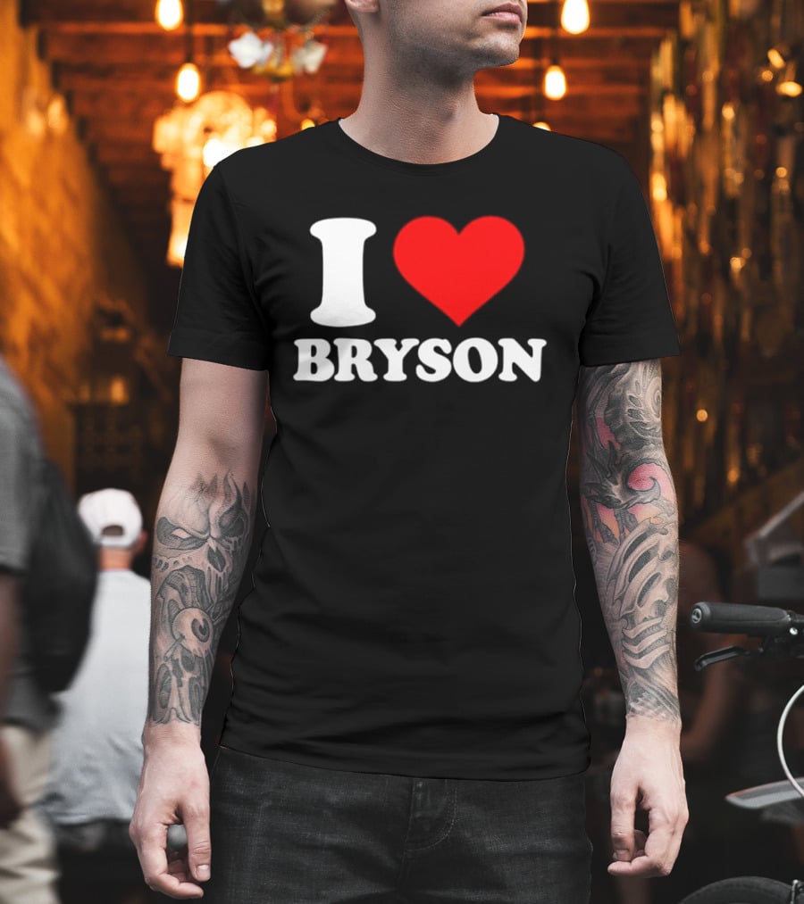 PGA Tour I Love Bryson Golf Professional Golfer T-Shirt
