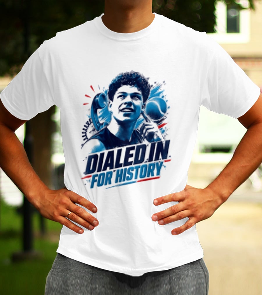 Ben Shelton Dialed In For History Tennis US Open T-Shirt