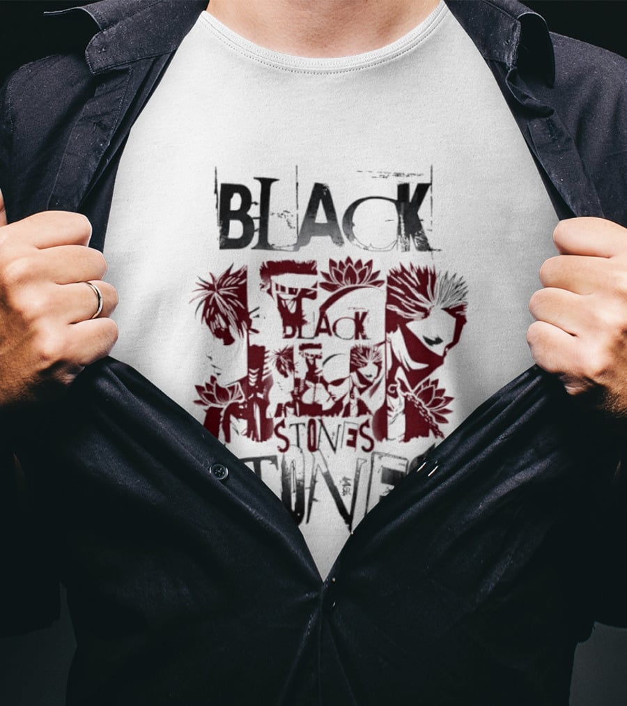 Black Stones Nana Anime Band Blast Manga Series T-Shirt