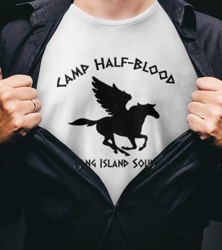 Camp Half Blood Pegasus Long Island Sound Halloween Costume T-Shirt