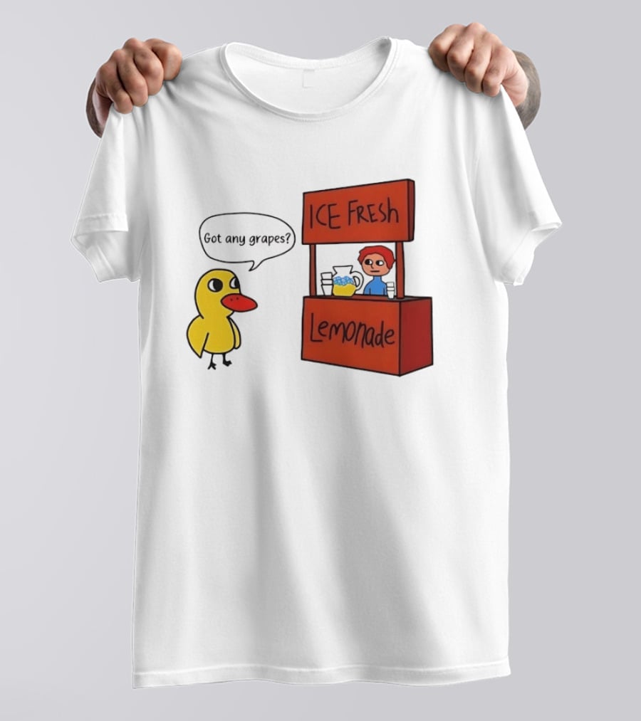 Got Any Grapes Duck Ice Fresh Lemonade Stand T-Shirt