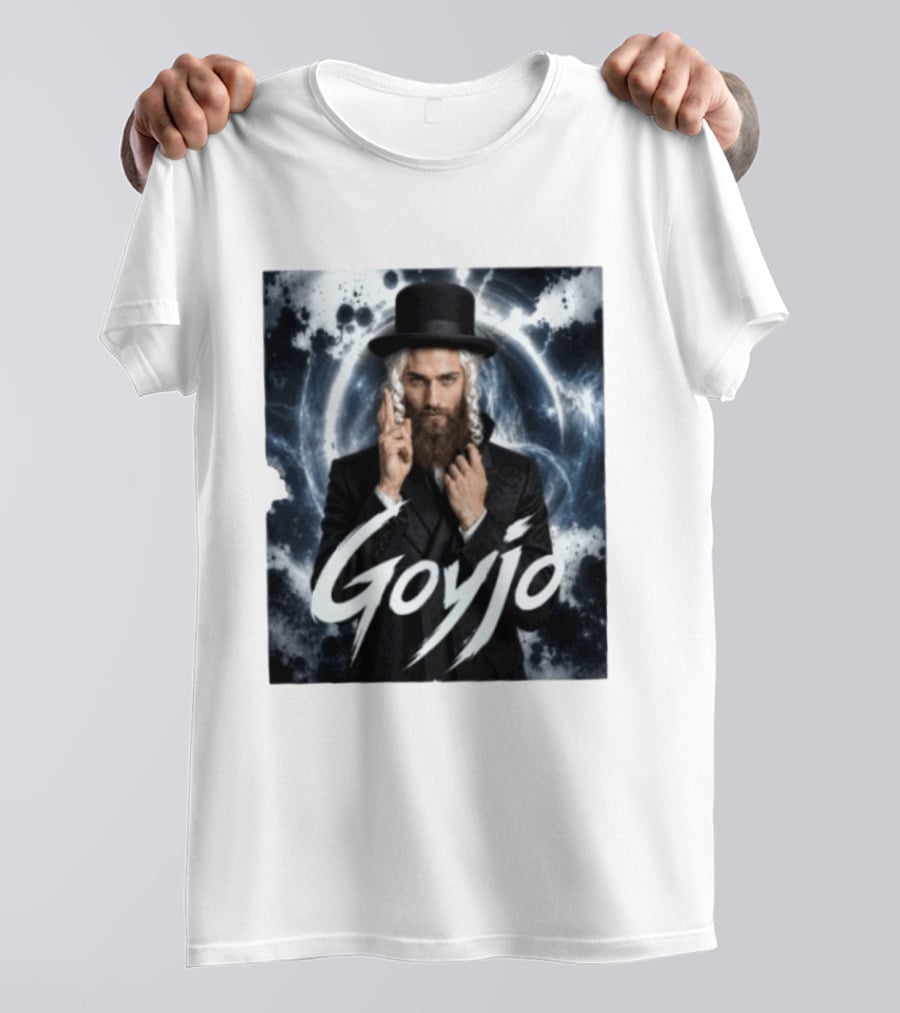 Goyjo Hasidic Top Hat Peys Mysterious Aura T-Shirt
