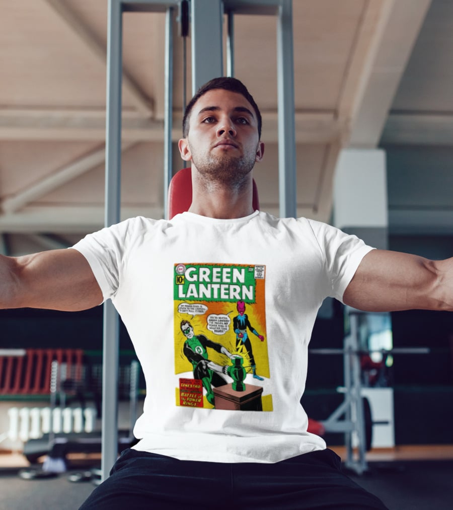 Green Lantern Sinestro Battle Of The Power Rings Comic Cover DC Comics T-Shirt