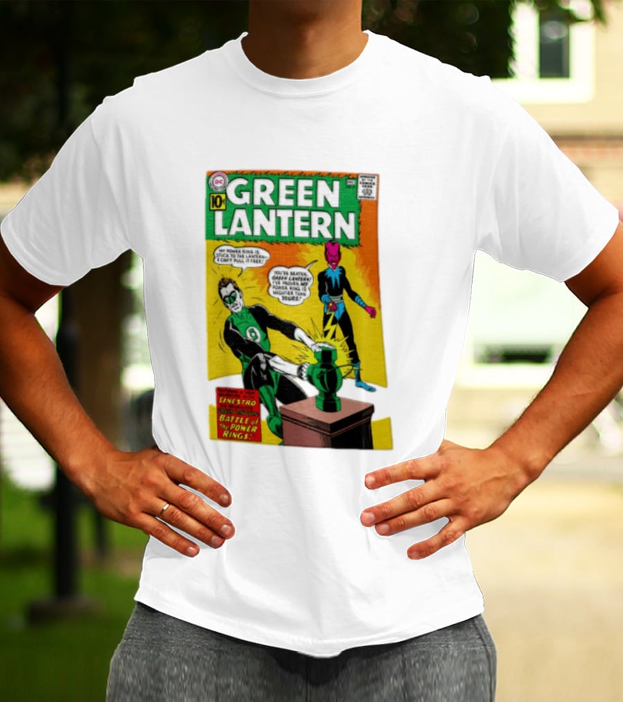 Green Lantern Sinestro Battle Of The Power Rings Comic Cover DC Comics T-Shirt