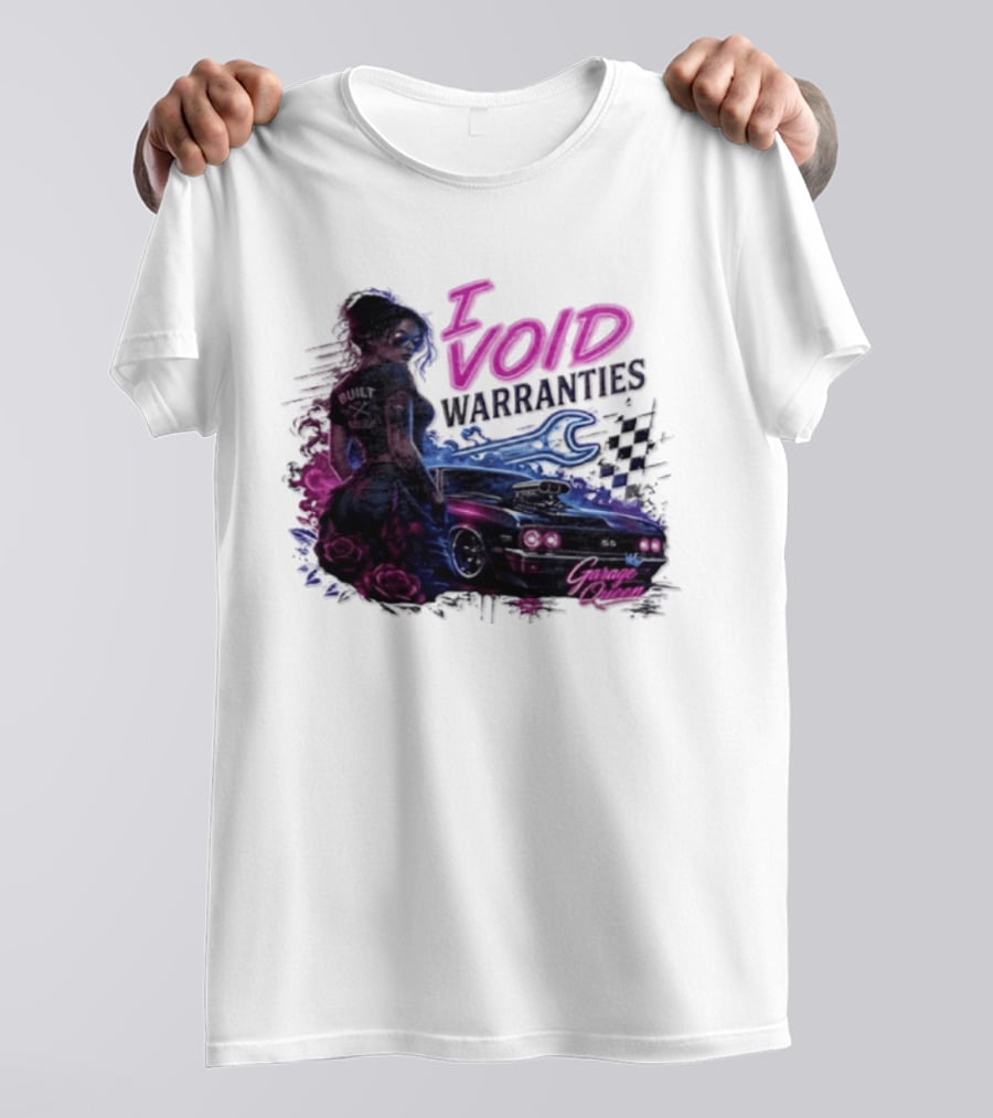 I Void Warranties Garage Queen Car Mechanic T-Shirt