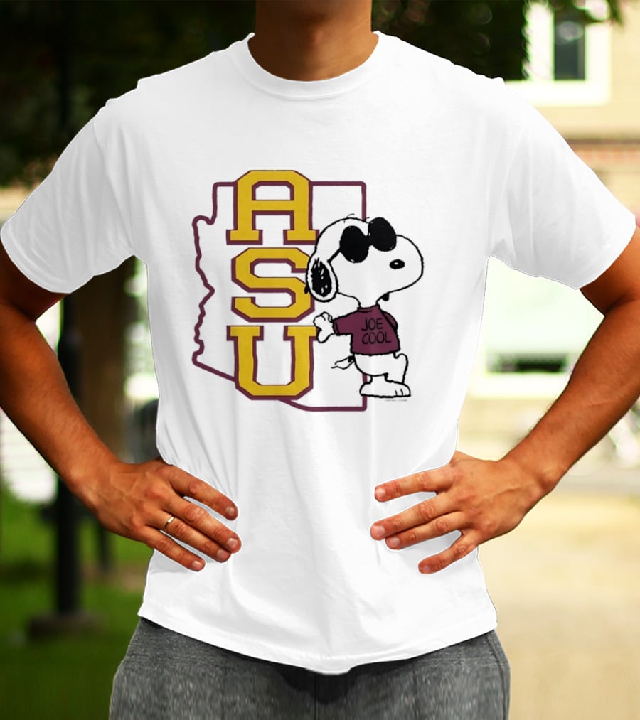 ASU Joe Cool Snoopy Arizona State University T-Shirt