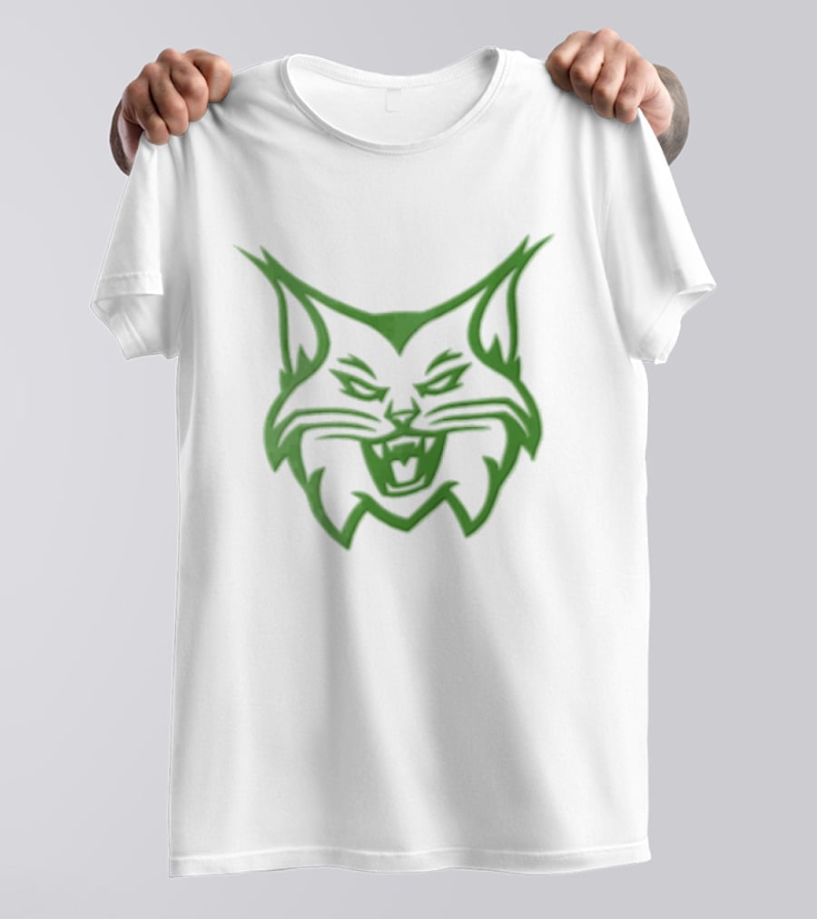 Kentucky Wildcats NCAA Green Snarling Cat Head T-Shirt