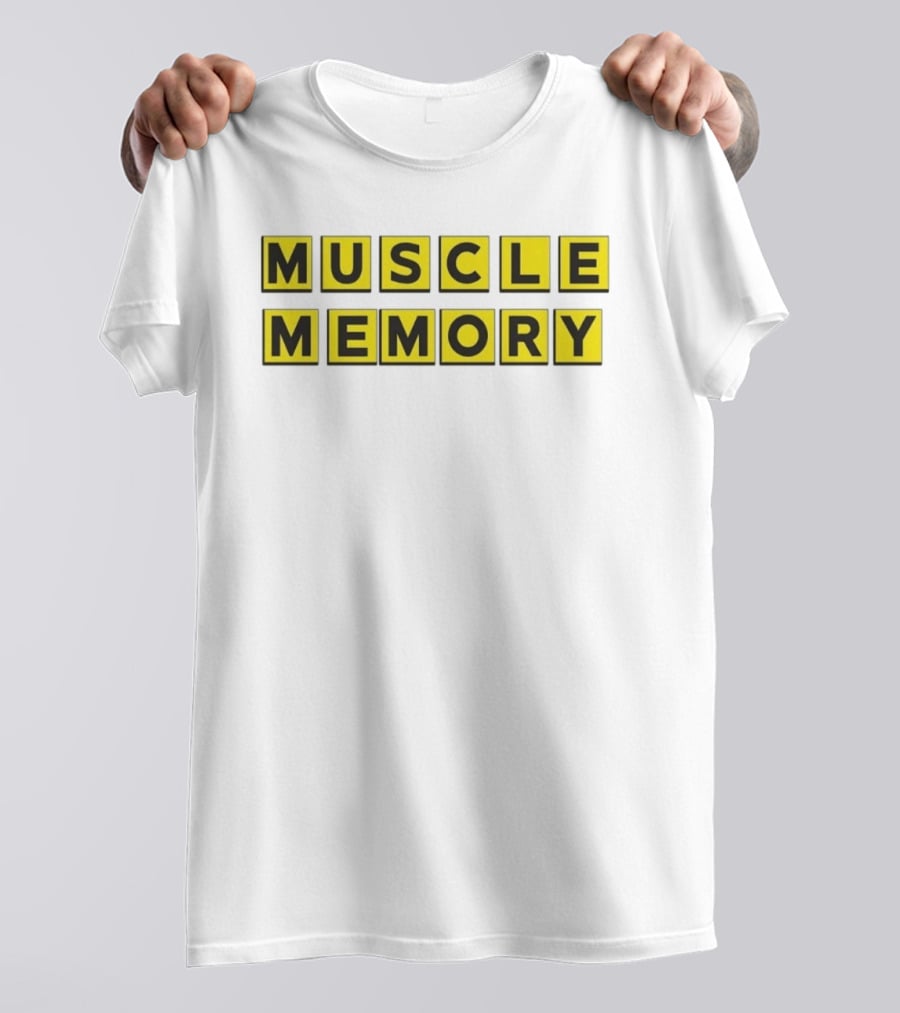 Muscle Memory Fitness Gym Workout Bodybuilding Motivation T-Shirt