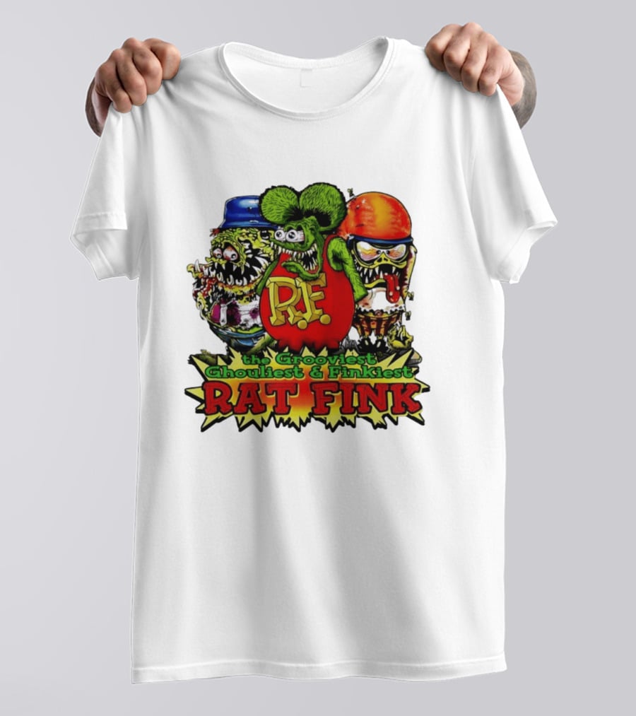 Grooviest Ghouliest Finkiest Rat Fink R.F. T-Shirt