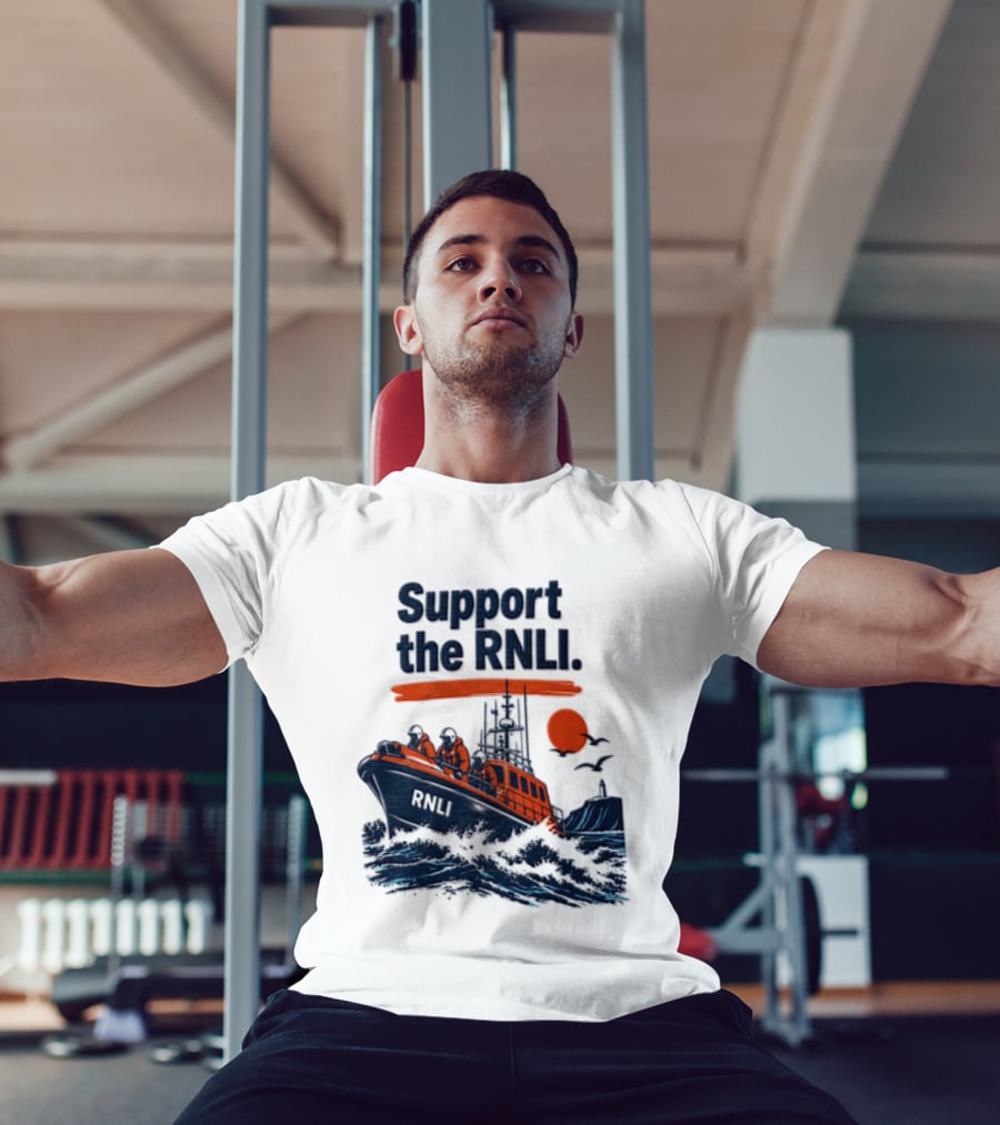 Support The RNLI Lifeboat Crew Royal National Lifeboat Institution T-Shirt