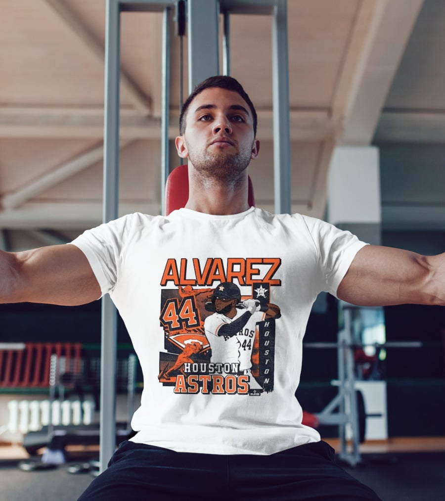 Yordan Alvarez 44 Houston Astros Player Edition MLB T-Shirt