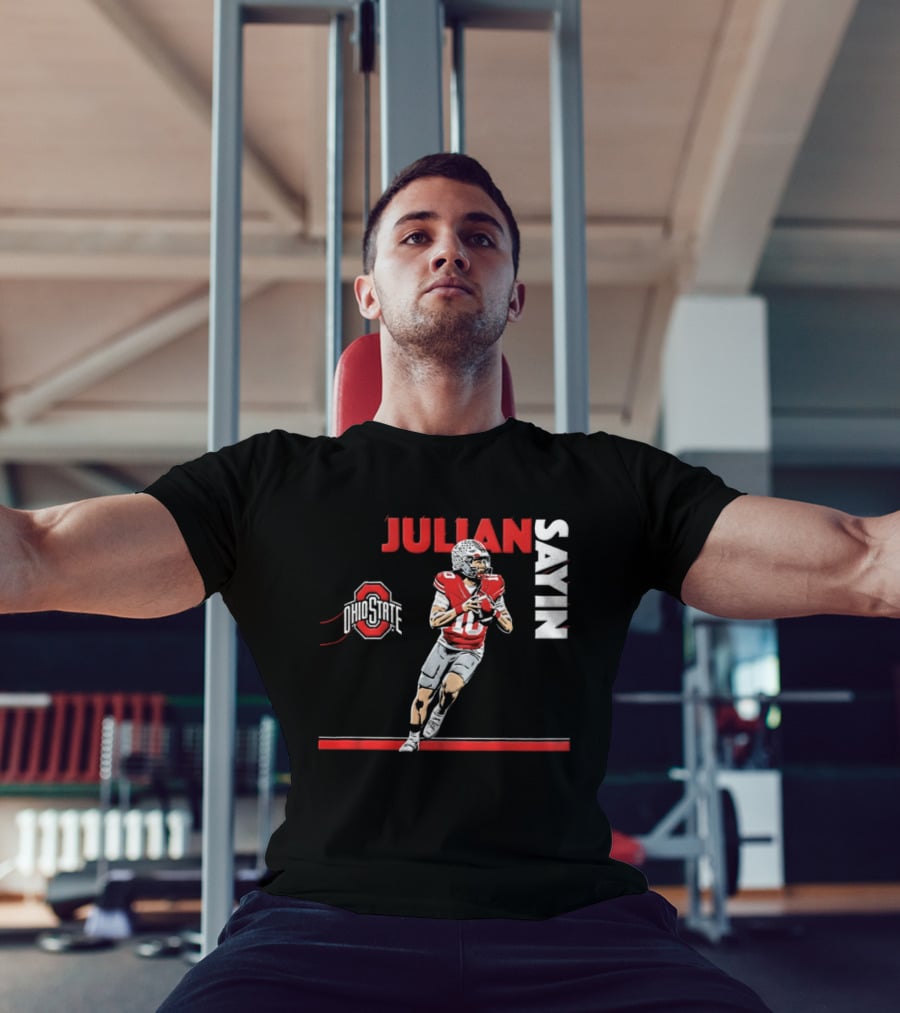 Ohio State Buckeyes Football 2026 Julian Sayin Neon Nights T-Shirt
