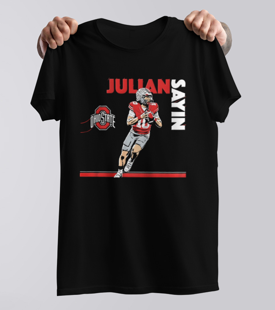 Ohio State Buckeyes Football 2026 Julian Sayin Neon Nights T-Shirt