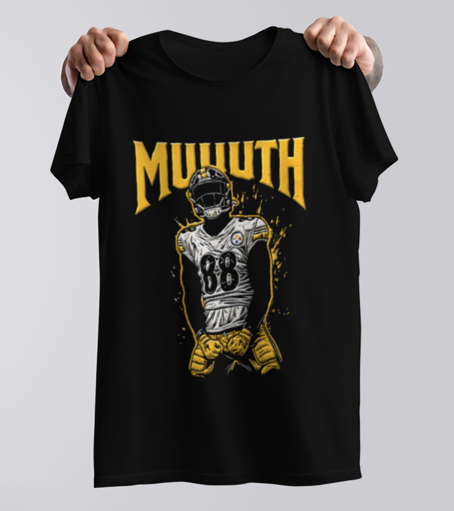 MUUTH Pat Freiermuth 88 Pittsburgh Steelers T-Shirt