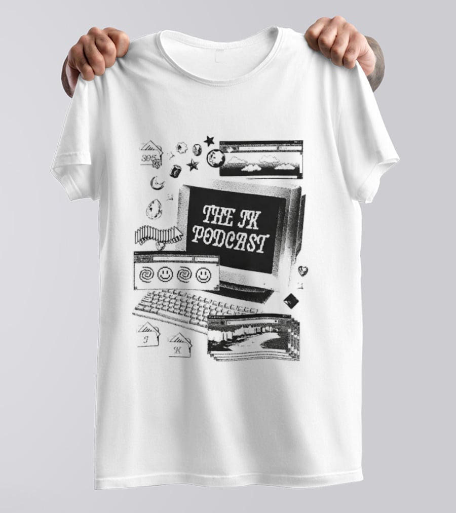 The JK Podcast 305 Computer Y2K Nostalgia Vintage Tech T-Shirt