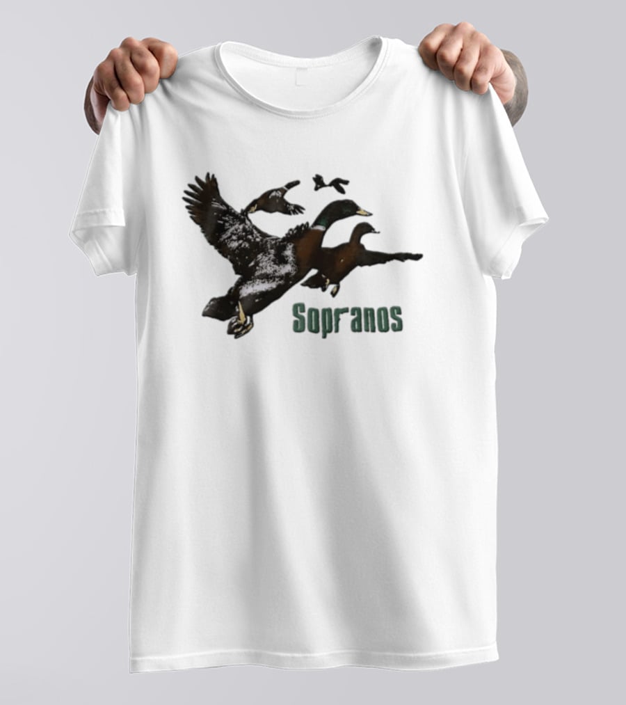 Sopranos Ducks Flying Scene Iconic TV Show Moment T-Shirt
