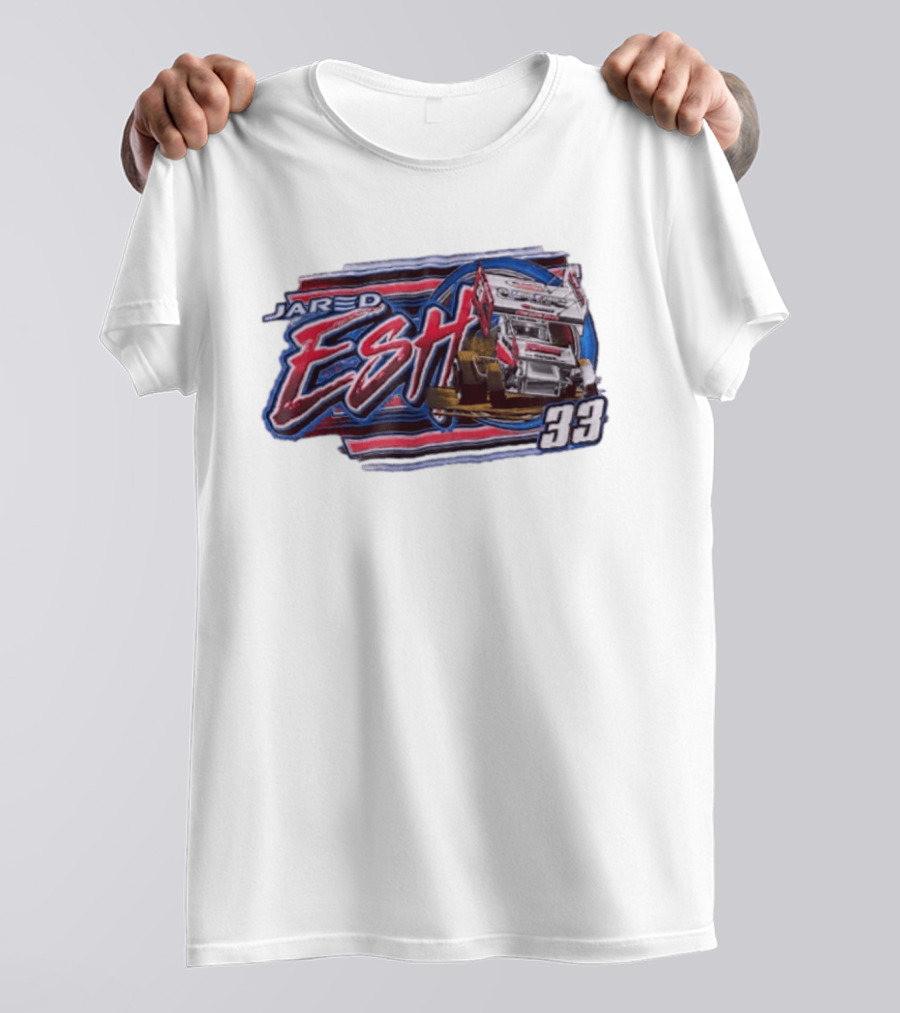 Jared Esh 33 Sprint Car Racing Ezra's Point Competition T-Shirt