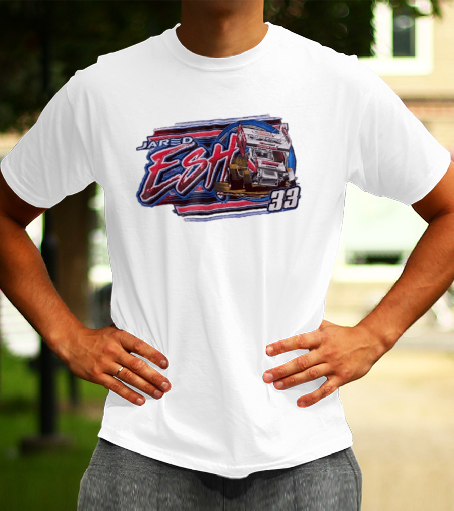 Jared Esh 33 Sprint Car Racing Ezra's Point Competition T-Shirt