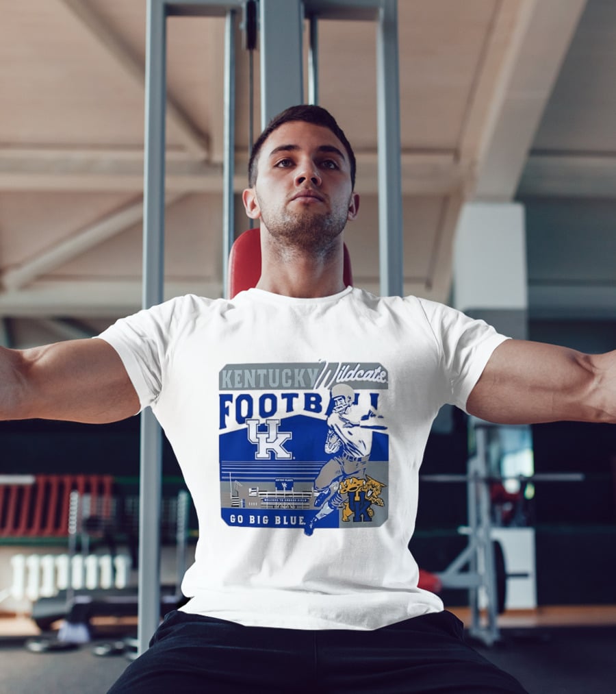 Kentucky Wildcats Football Go Big Blue Kroger Field UK Wildcats T-Shirt