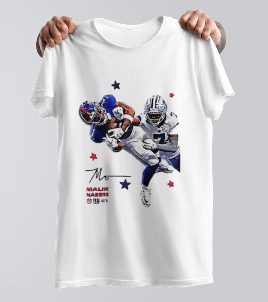 Malik Nabers New York Giants Cowboys Matchup Highlight T-Shirt