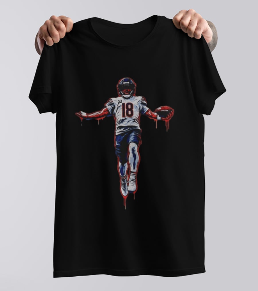 Chicago Bears Caleb Williams Number 18 Football Legend T-Shirt
