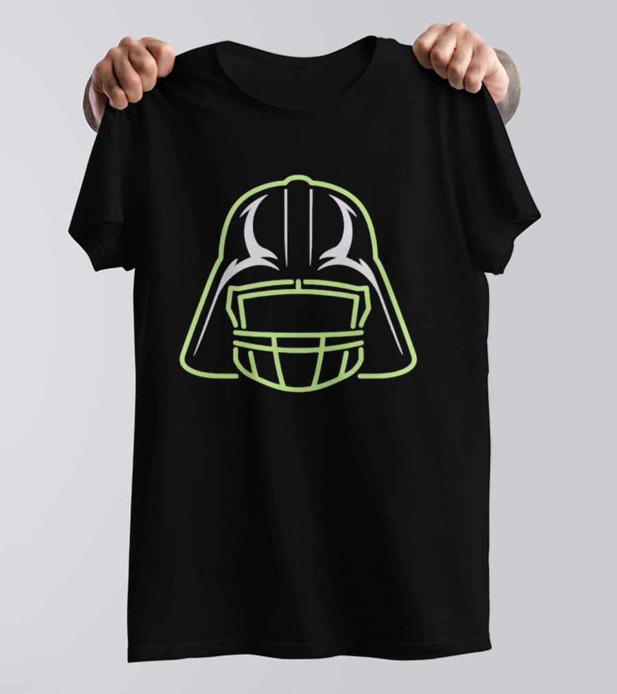 Darth Vader Seattle Seahawks Football Helmet T-Shirt