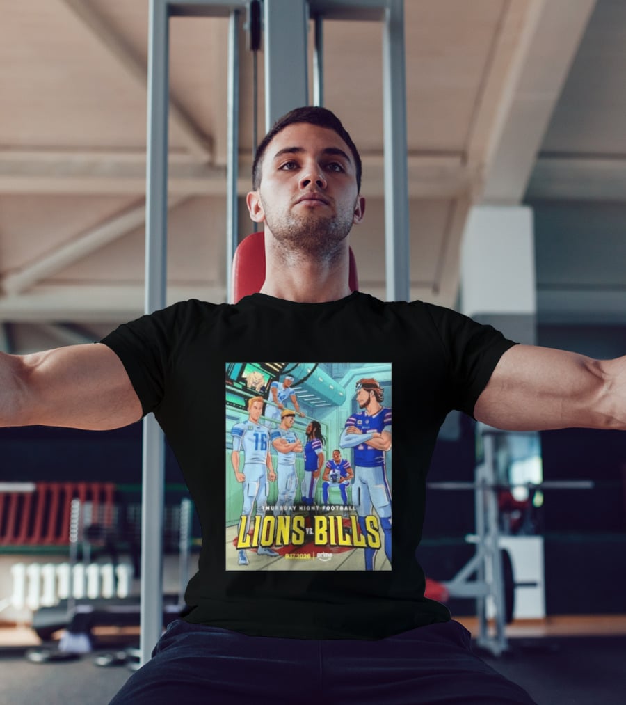 Thursday Night Football Lions Vs Bills 9.17.2026 Prime T-Shirt