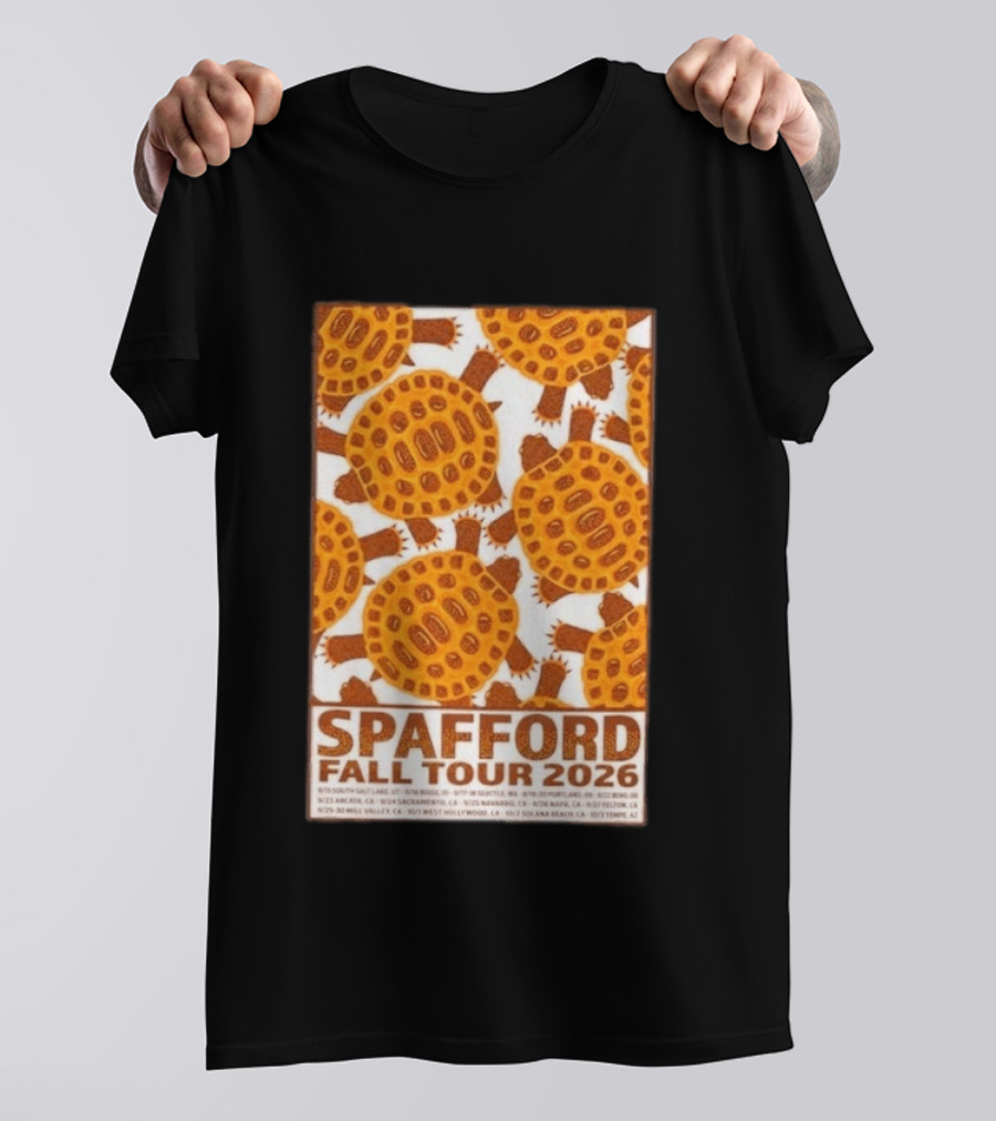 Spafford Fall Tour 2026 Turtles And Tour Dates T-Shirt
