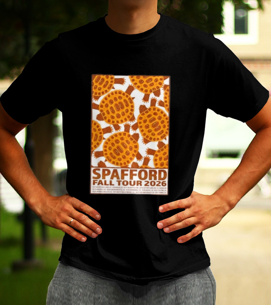 Spafford Fall Tour 2026 Turtles And Tour Dates T-Shirt