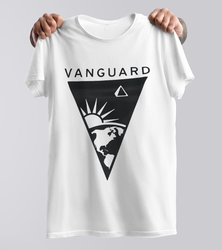 Vanguard Earth Sun Triangle Minimalist Earth Sun T-Shirt
