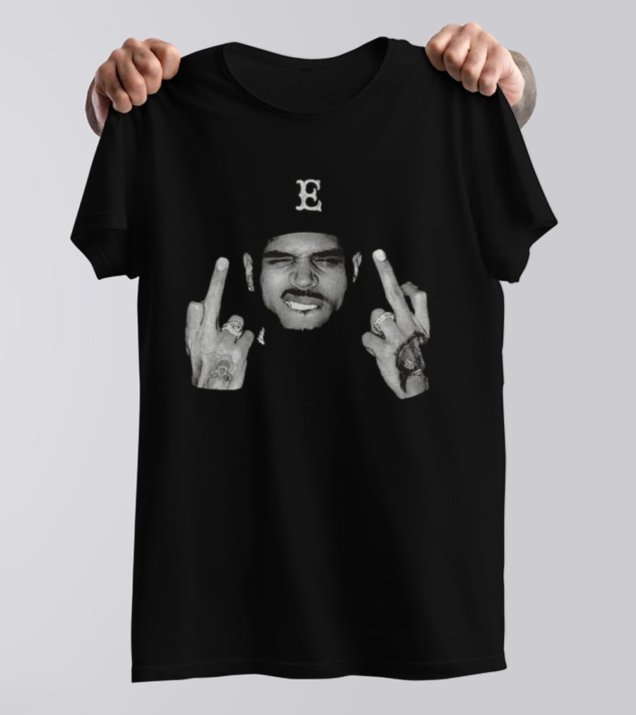 Usher Chris Brown Tour Middle Finger Gesture T-Shirt