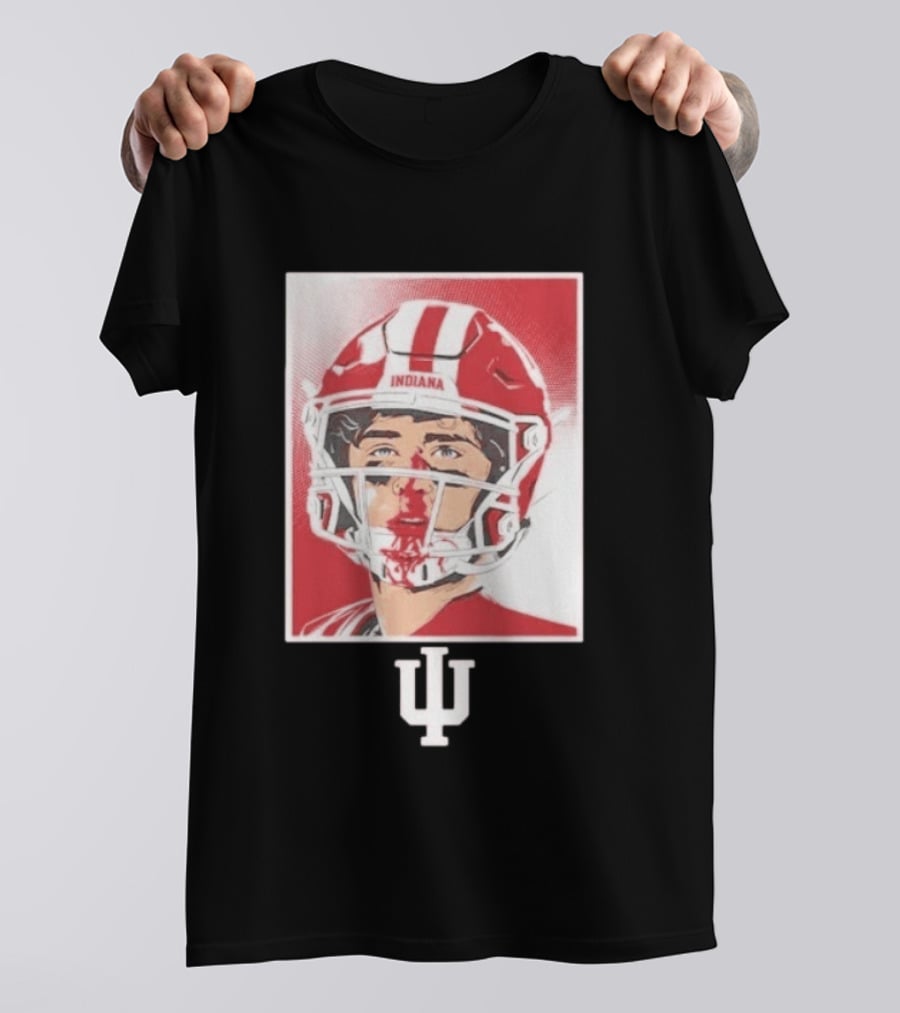 Josh Hoover Indiana Hoosiers Football Bloody Face T-Shirt