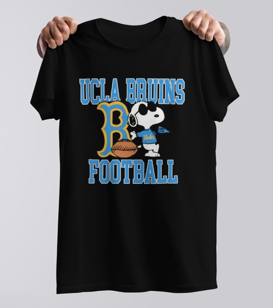 UCLA Bruins Football Snoopy Peanuts Eight Clap T-Shirt