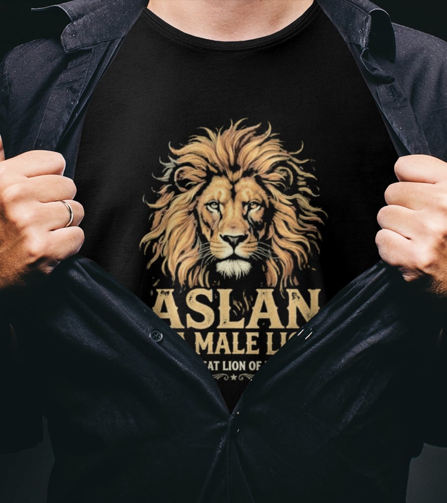 Aslan Is A Male Lion The Great Lion Of Narnia T-Shirt