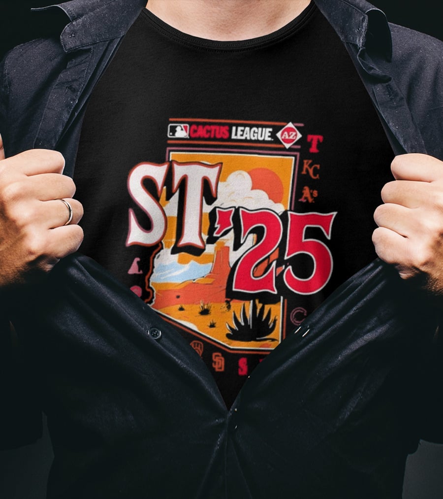 Cactus League 2025 Arizona Spring Training MLB AZ ST'25 T-Shirt