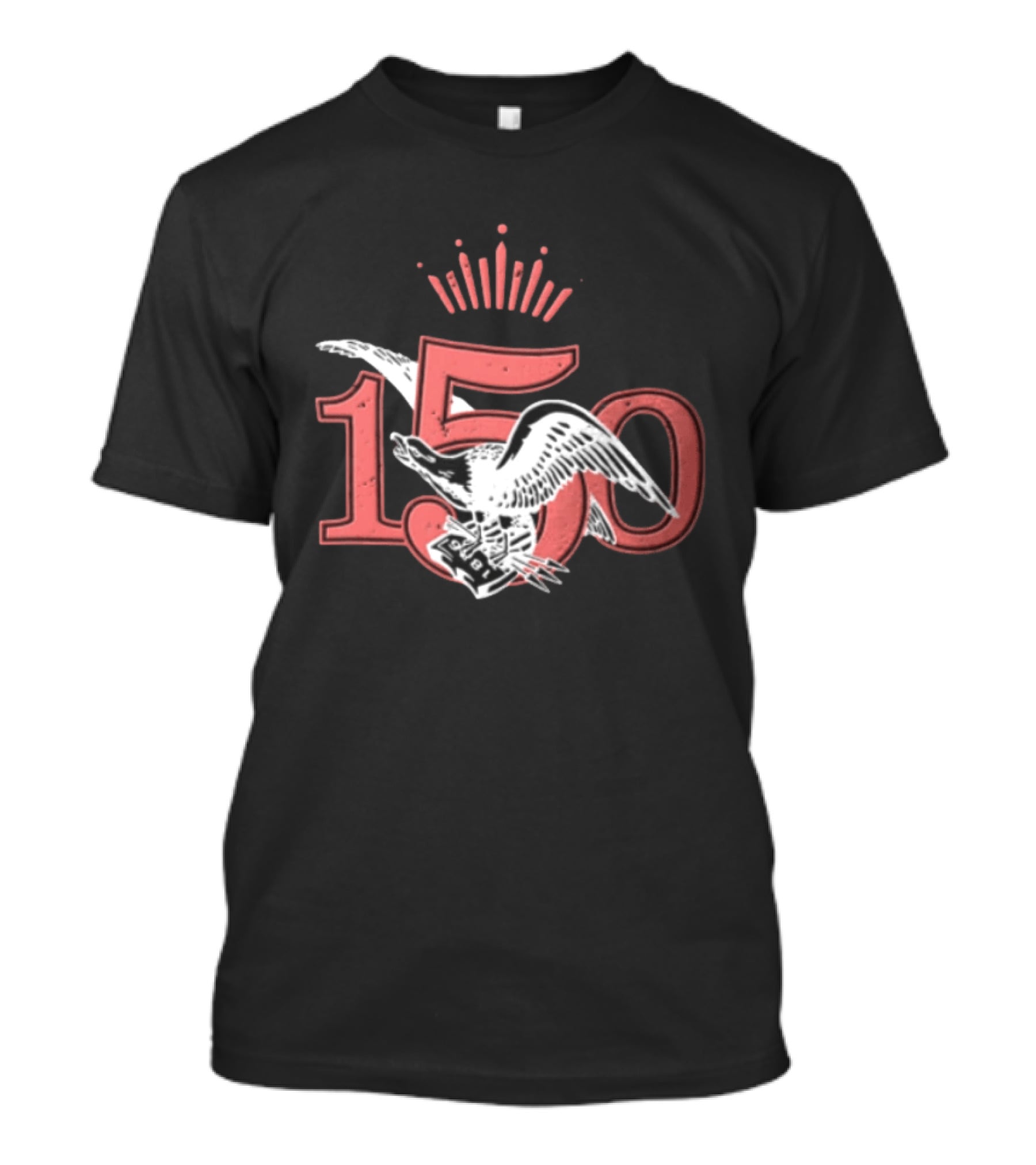 Texas A And M University 150th Anniversary 1876 Eagle Crown T-Shirt