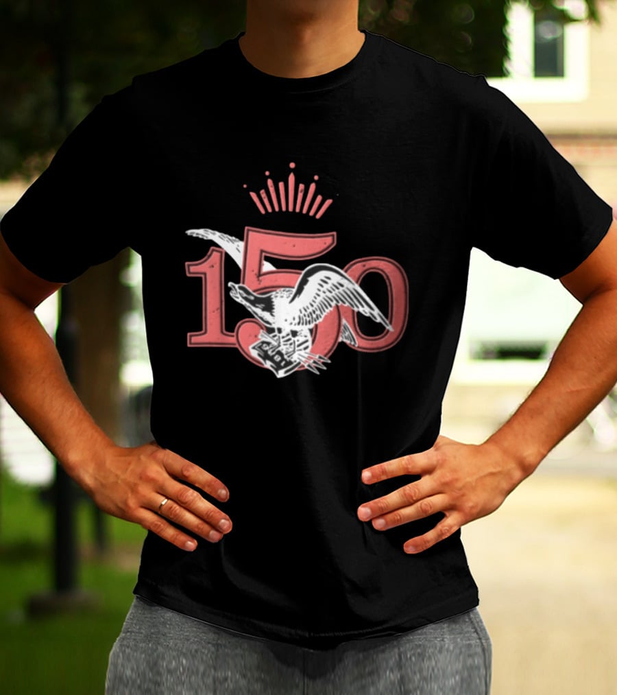 Texas A And M University 150th Anniversary 1876 Eagle Crown T-Shirt