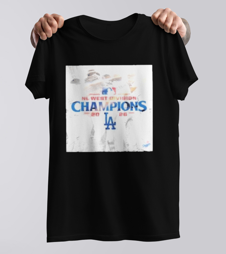 NL West Division Champions 2026 LA Dodgers MLB T-Shirt
